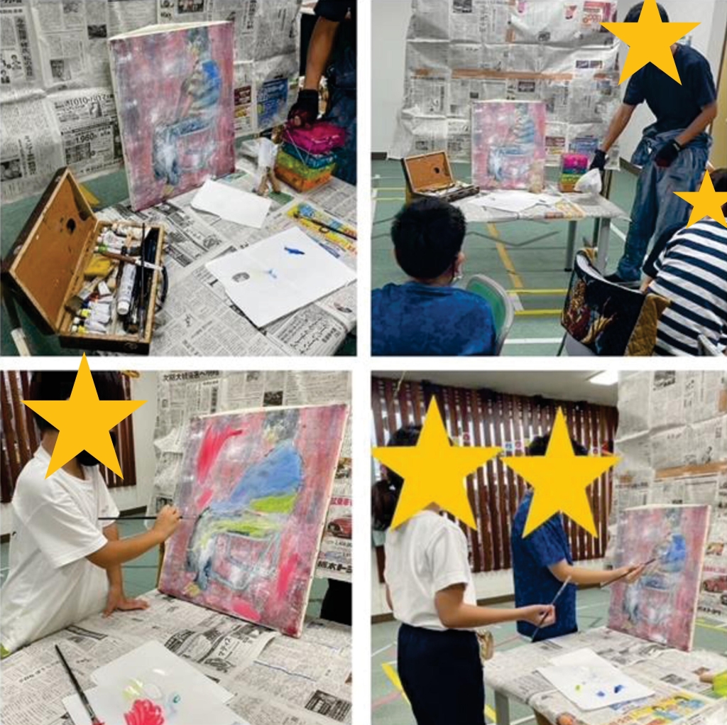 油絵の具での描画にチャレンジしてみました